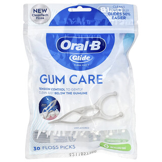 חוט דנטלי Oral-B Glide Gum Care - ללא טעם - 30 יחידות