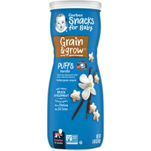 חטיף דגנים Gerber Grain & Grow - וניל 8+ חודשים