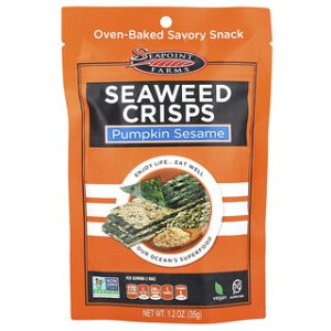 חטיפי אצות דלעת ושומשום Seapoint Farms - 35 גרם