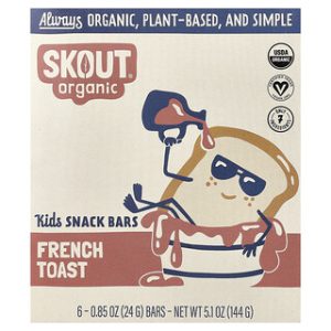 חטיפי ילדים אורגניים - Skout French Toast - 6 יחידות