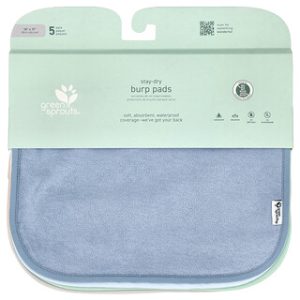 חיתולי טפטוף Green Sprouts - 5 יח' צבעוניים