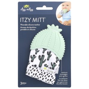 טבעת נשיכה סיליקון לתינוק - Itzy Mitt® קקטוס