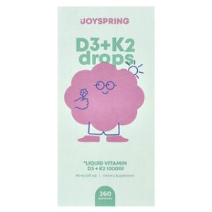 טיפות D3 + K2 לתינוקות JoySpring - 60 מ"ל - בריאות העצם