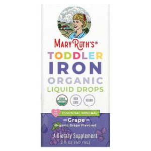טיפות ברזל אורגני לתינוקות MaryRuth's-ענבים