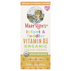 טיפות ויטמין D3 אורגניות לתינוקות - MaryRuths