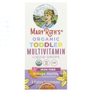טיפות ויטמינים אורגניות לילדים 1-3 , MaryRuths