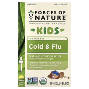 טיפות טבעיות לצינון לילדים 3-12 - לימון - Forces of Nature