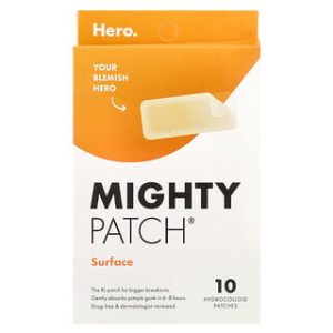 טלאי הידרוקולואיד Mighty Patch Surface - 10 יחידות