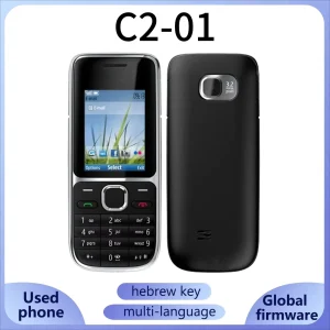 טלפון סלולרי C2-01 קלאסי - מקלדת עברית, SIM כפול