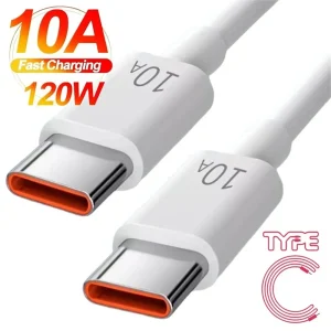 כבל טעינה USB C 120W - טעינה מהירה סמסונג שיאומי