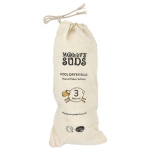 כדורי צמר למייבש כביסה - Molly's Suds - 3 יחידות