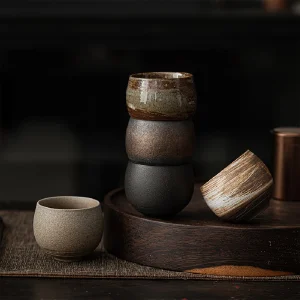 כוס תה קרמיקה יפנית 80 מ"ל - Kung Fu Tea Set