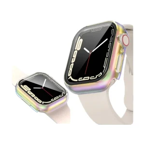 כיסוי שעון Apple Watch צבעוני מזכוכית מחוסמת