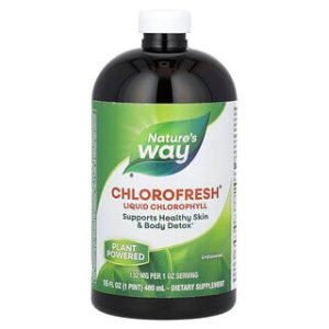 כלורופיל נוזלי ללא טעם - Chlorofresh 480 מ"ל - Natures Way