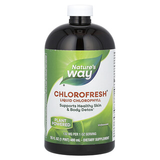כלורופיל נוזלי ללא טעם - Chlorofresh 480 מ"ל - Nature's Way