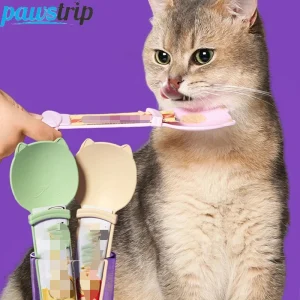 כלי האכלה לחתול - מזרק רצועות חתול - 2 יחידות