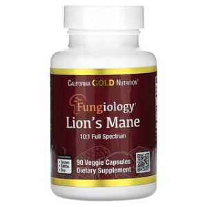 כמוסות אורגניות Lions Mane - California Gold Nutrition