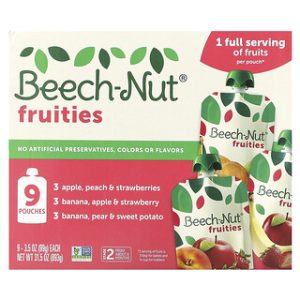 מארז פירות Beech-Nut Fruities 6+ חודשים - 9 יחידות