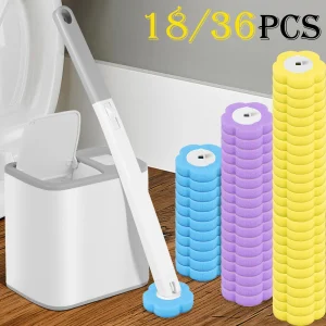 מברשת אסלה עם ראש מתחלף- ניקיון WC מושלם