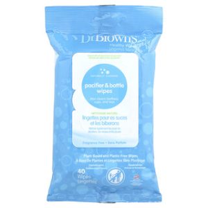 מגבוני בקבוקים ומוצצים Dr. Brown's- ללא ריח- 40 יח'