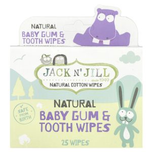 מגבונים טבעיים לחניכיים ולשיניים לתינוק - Jack n Jill