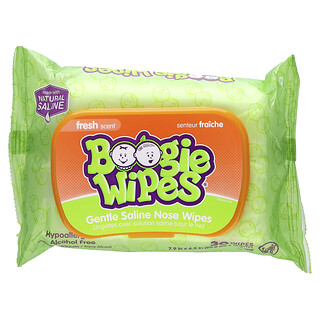 מגבונים לאף - Boogie Wipes בניחוח רענן - 30 יחידות