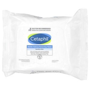 מגבונים להסרת איפור עדינים Cetaphil - 25 יחידות