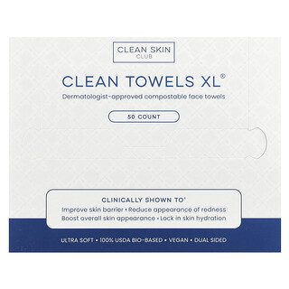 מגבות נייר לפנים Clean Towels XL - 50 יחידות