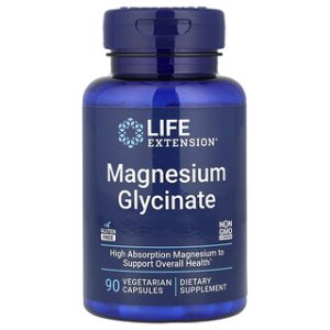 מגנזיום גליצינאט Life Extension - 90 כמוסות טבעוניות