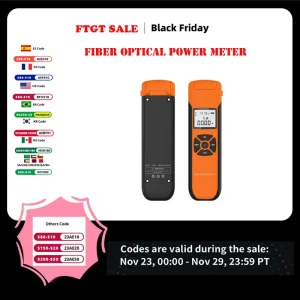 מד הספק אופטי G10 - דיוק גבוה, סוללה נטענת FTTH