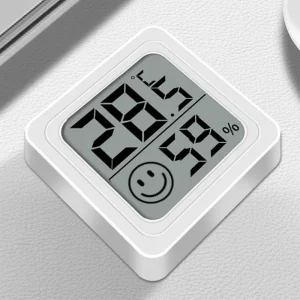 מד טמפרטורה ולחות דיגיטלי LCD - לבית ולמשרד