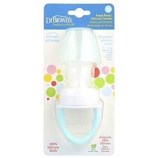 מזין סיליקון לתינוק - Dr. Browns Fresh Firsts - מנטה