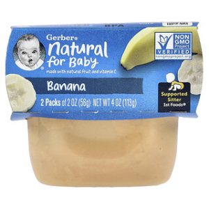 מחיות בננה לתינוקות Gerber 1st Foods - 2 יחידות