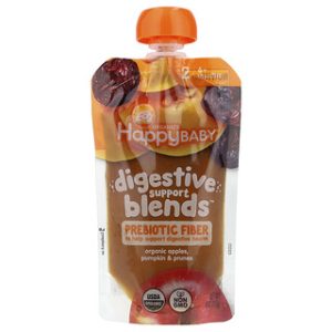 מחית תפוחים דלעת ושזיפים אורגנית לתינוקות 6+