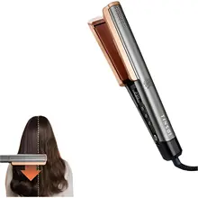 מחליק שיער מקצועי 2 ב-1 TINSOL - יונים שליליים LCD