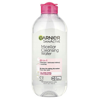 מי פנים מיסלרי Garnier SkinActive - 400 מ"ל - הכל באחד