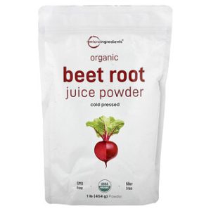 מיקרו מרכיבים, אבקת מיץ סלק אורגנית 454 גרם