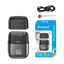 מכונת גילוח חשמלית Kemei T82 לגבר - עמידה למים
