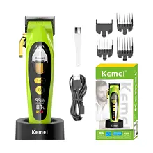 מכונת תספורת מקצועית Kemei KM-2035 - סט גברים אלחוטי