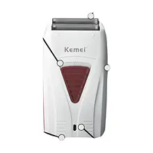 מכונת תספורת מקצועית לגבר Kemei - נטענת USB