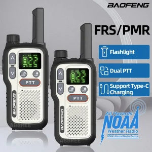 מכשירי קשר Baofeng BF-T18 - זוג מיני, טווח ארוך