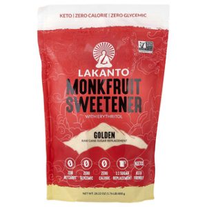 ממתיק לנקטו זהוב - תחליף סוכר מפרי הנזירים 800 גרם