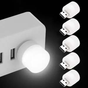 מנורת לילה USB מיני - תאורה חמה לקריאה וטעינה