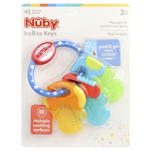 מנשכן קירור לתינוק Nuby IcyBite Keys - 3+ חודשים