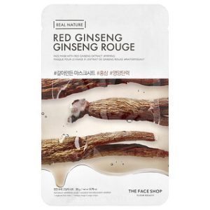 מסיכת פנים Real Nature ג'ינסנג אדום - The Face Shop