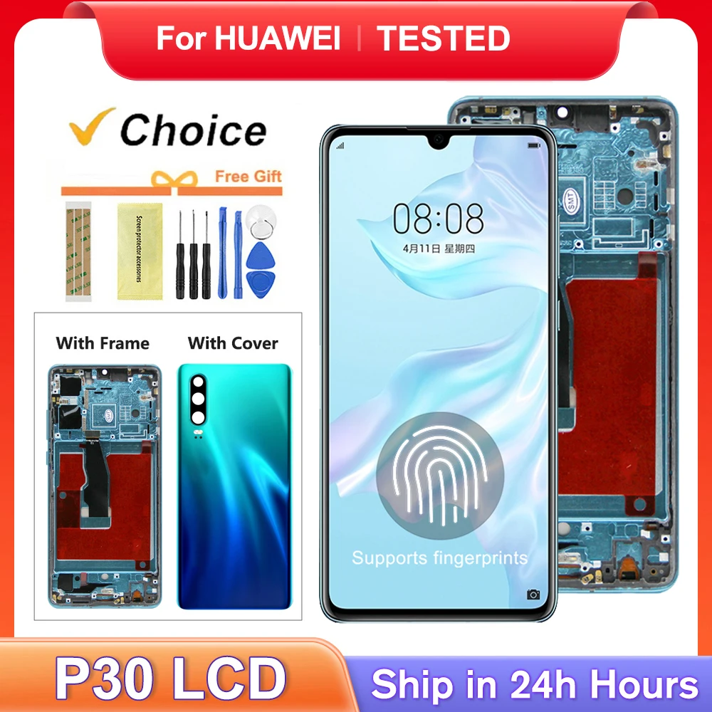 מסך LCD P30 Huawei - החלפה מלאה כולל מגע