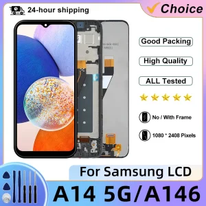 מסך LCD ל-Samsung Galaxy A14 - חלק חילוף מקורי