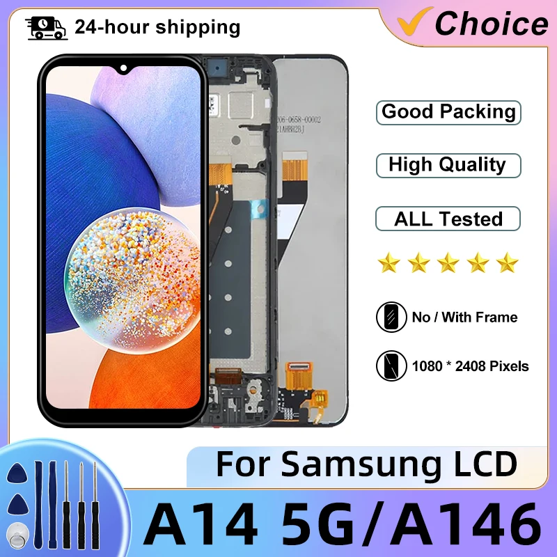 מסך LCD ל-Samsung Galaxy A14 - חלק חילוף מקורי