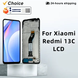 מסך תצוגה Redmi 13C - החלפה מלאה כולל מגע