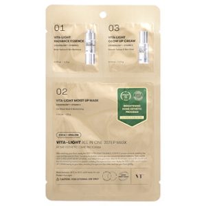 מסכת יופי VT Cosmetics - ערכת 3 שלבים ויטה-לייט